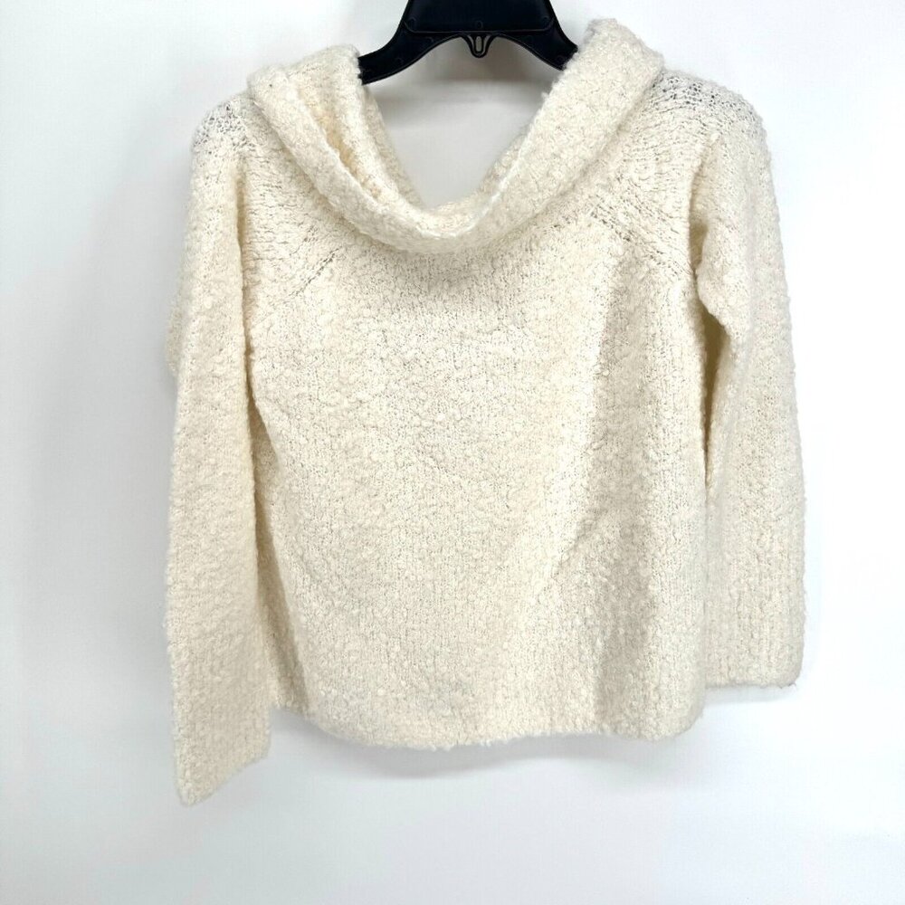 cinq a sept White Off-the-Shoulder Knit Sweater - Picture 2 of 6